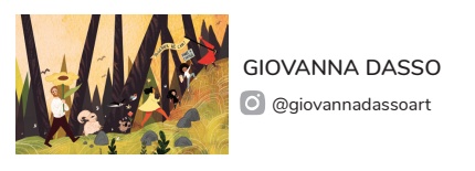 Printed contributor credit naming Giovanna Dasso and giovannadassoart